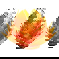Zeige Details für Teelichthalter Lotus Blume XXL Orange Bild von Teelichthalter Lotus Blume XXL Orange