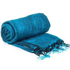 Zeige Details für Schal zur Meditation in Aqua Bild von Schal zur Meditation in Aqua