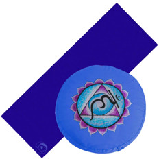 Zeige Details für Yoga-Set Meditation (Yogamatte Trend + Chakra Kissen) Bild von Yoga-Set Meditation (Yogamatte Trend + Chakra Kissen)