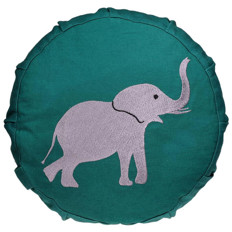 Zeige Details für ECO Kinder Meditationskissen Green Elephant Bild von ECO Kinder Meditationskissen Green Elephant