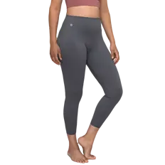 Zeige Details für High Waist Yoga Leggings – Cool Grey (L) Bild von High Waist Yoga Leggings – Cool Grey (L)