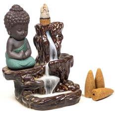 Zeige Details für Rückfluss Wasserfall Weihrauchbrenner Kleiner Buddha Bild von Rückfluss Wasserfall Weihrauchbrenner Kleiner Buddha