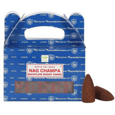 Zeige Details für Nag Champa Rückfluss Räucherkegel Bild von Nag Champa Rückfluss Räucherkegel
