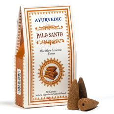 Bild von Ayurvedische Palo Santo Rückfluss Weihrauchkegel