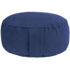 Zeige Details für Meditationskissen XXL Lotus Style – Indigo (Ø 40, H 15 cm) Bild von Meditationskissen XXL Lotus Style – Indigo (Ø 40, H 15 cm)