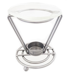 Zeige Details für Klassische Duftlampe aus Metall mit Teelicht Bild von Klassische Duftlampe aus Metall mit Teelicht