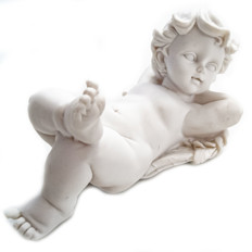 Zeige Details für Deko Engel Figur liegend Bild von Deko Engel Figur liegend