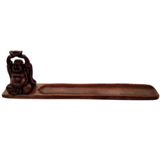 Zeige Details für Räucherstäbchenhalter Happy Buddha Bild von Räucherstäbchenhalter Happy Buddha