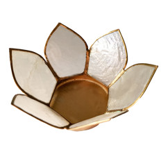 Bild von Teelichthalter Small Lotus Gold