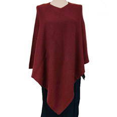 Zeige Details für Poncho zur Meditation Bordeaux Bild von Poncho zur Meditation Bordeaux