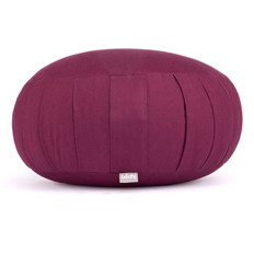Zeige Details für ECO Zafu Sitzkissen Kapok Aubergine Bild von ECO Zafu Sitzkissen Kapok Aubergine