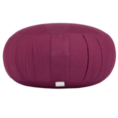 Zeige Details für Zafu ECO Meditationskissen Aubergine Dinkelspelz Bild von Zafu ECO Meditationskissen Aubergine Dinkelspelz