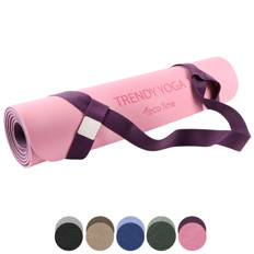 Zeige Details für ECO TPE Yogamatte Set – Purple Rose (6 mm, 180×60 cm) mit Tragegurt Bild von ECO TPE Yogamatte Set – Purple Rose (6 mm, 180×60 cm) mit Tragegurt