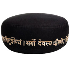 Zeige Details für Meditationskissen Gayatri Mantra Baumwolle BIO (OCS) Bild von Meditationskissen Gayatri Mantra Baumwolle BIO (OCS)