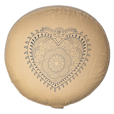 Zeige Details für Yogakissen Herz Beige Bio-Baumwolle (OCS) Bild von Yogakissen Herz Beige Bio-Baumwolle (OCS)