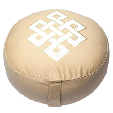 Zeige Details für Yogakissen Infinity Knot beige Bio-Baumwolle (OCS) Bild von Yogakissen Infinity Knot beige Bio-Baumwolle (OCS)