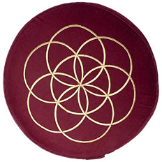 Zeige Details für Meditationskissen Same des Lebens (Seed Of Life) Bild von Meditationskissen Same des Lebens (Seed Of Life)