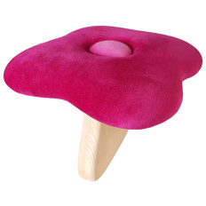 Zeige Details für Meditationshocker Pink Flower Bild von Meditationshocker Pink Flower