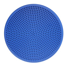 Blaues Balancekissen mit Noppen Rundes blaues Balancekissen mit Noppen zur Massage und Balanceübungen