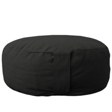 Zeige Details für Eco Meditationskissen „BASIC Medium“ – Black (Ø 33 cm, Sitzhöhe 12 cm) Bild von Eco Meditationskissen „BASIC Medium“ – Black (Ø 33 cm, Sitzhöhe 12 cm)