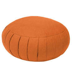 Zeige Details für Zafu Sitzkissen Kapok Orange Bild von Zafu Sitzkissen Kapok Orange