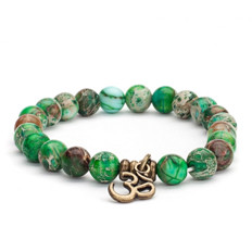 Zeige Details für Mala Armband mit Türkis in grün Bild von Mala Armband mit Türkis in grün