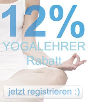 Bei YOGISAN im Yoga Shop bekommen registrierte Yogalehrer einen Rabatt von 12 % auf Yoga Equipment!