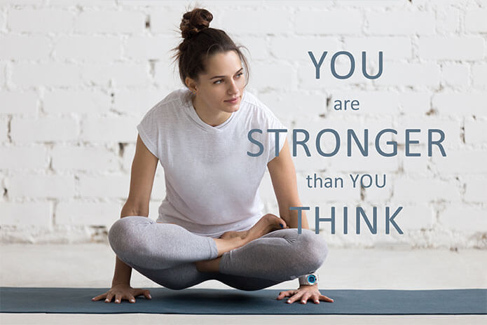 Yogamatte in Premium Qualität für optimale Performance Auf einer Premium Yogamatte bist du stärker als du glaubst :)
