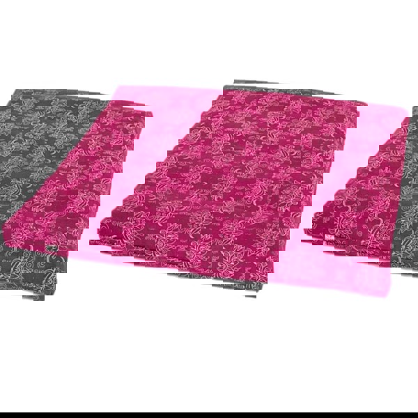 YOGISAN Meditationsmatte Zabuton Design Magenta, ca. 80 x 80 x 5 cm