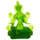 Bild von Buddhafigur Grüne Tara aus Quarzkristallglas