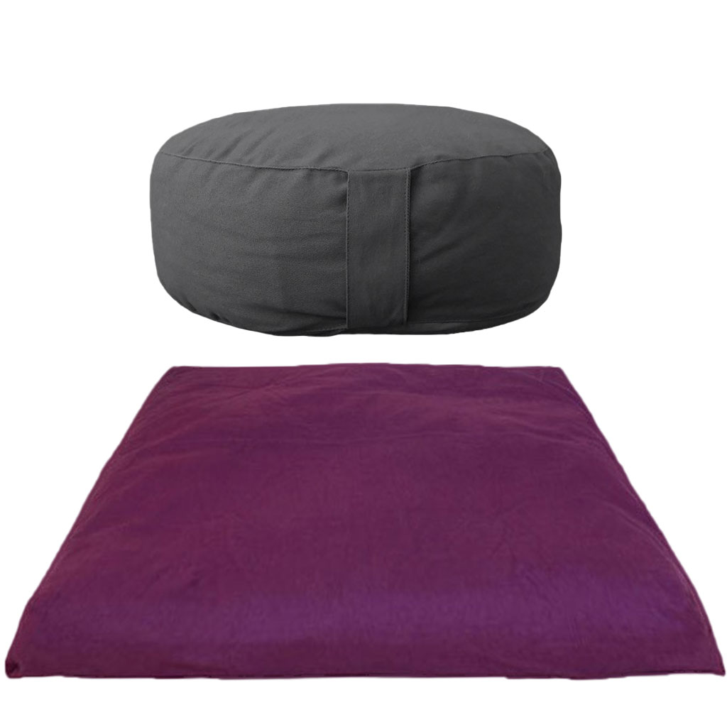 Bild von ECO Meditationsset Zen (Reise Meditationskissen + Zabuton)