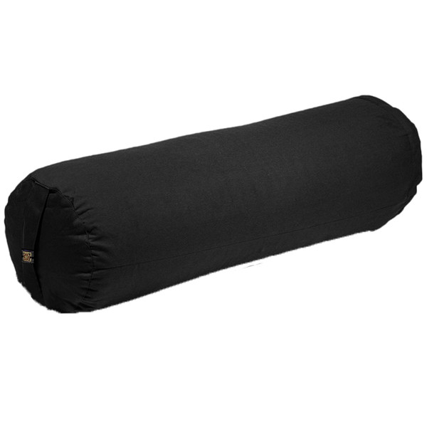 YOGISAN ECO Yoga Bolster Bio Baumwolle Black