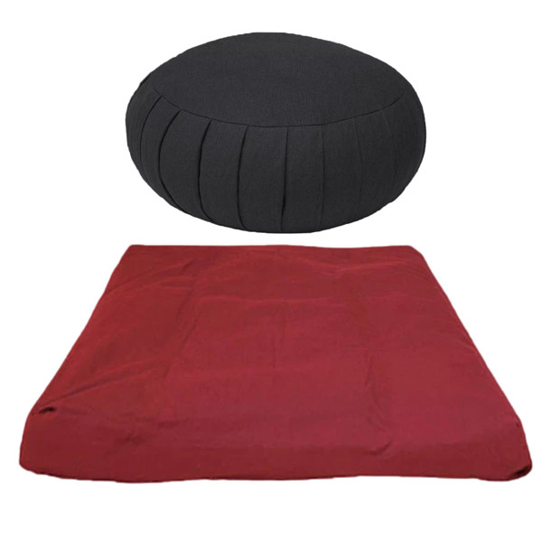 YOGISAN Meditationsset Zen Style (Zafu + Zabuton)