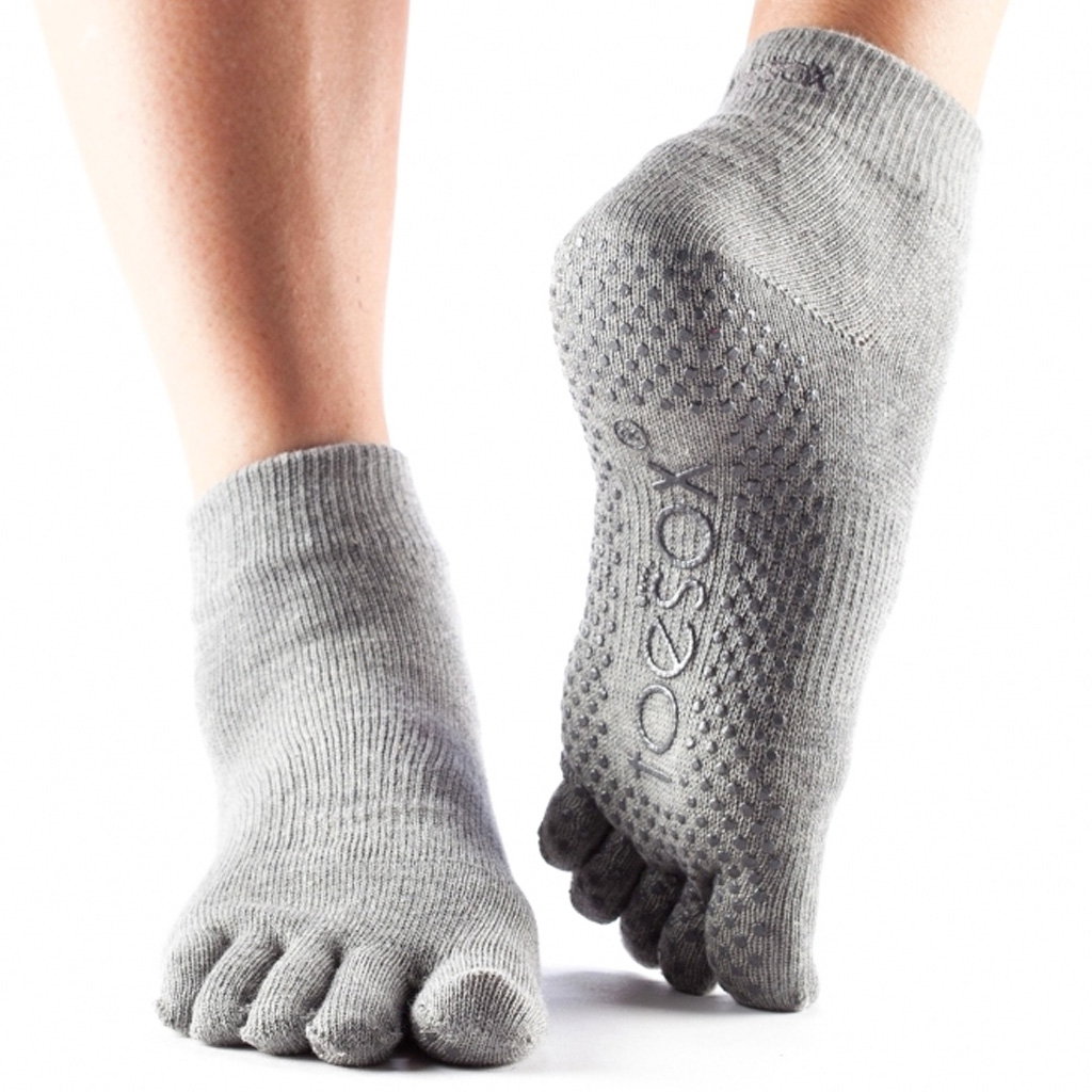 Yoga Socken mit Noppen Grey