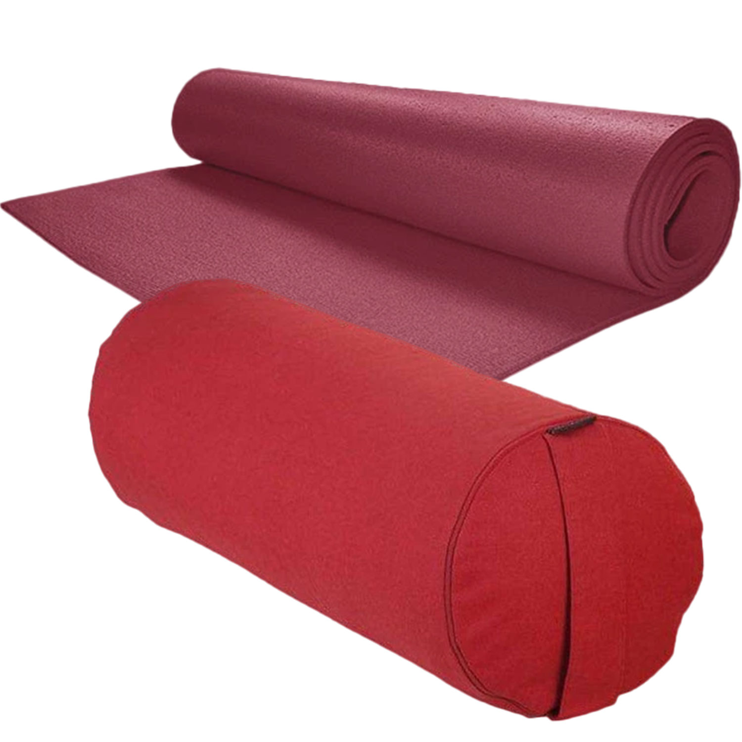 Bild von Yoga-Set Iyengar (Yogamatte Studio + Dinkelspelz Bolster)