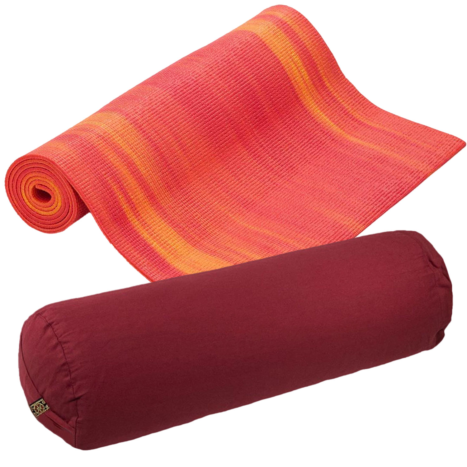 Bild von Yoga-Set Iyengar (Yogamatte Elements + Bio Bolster)