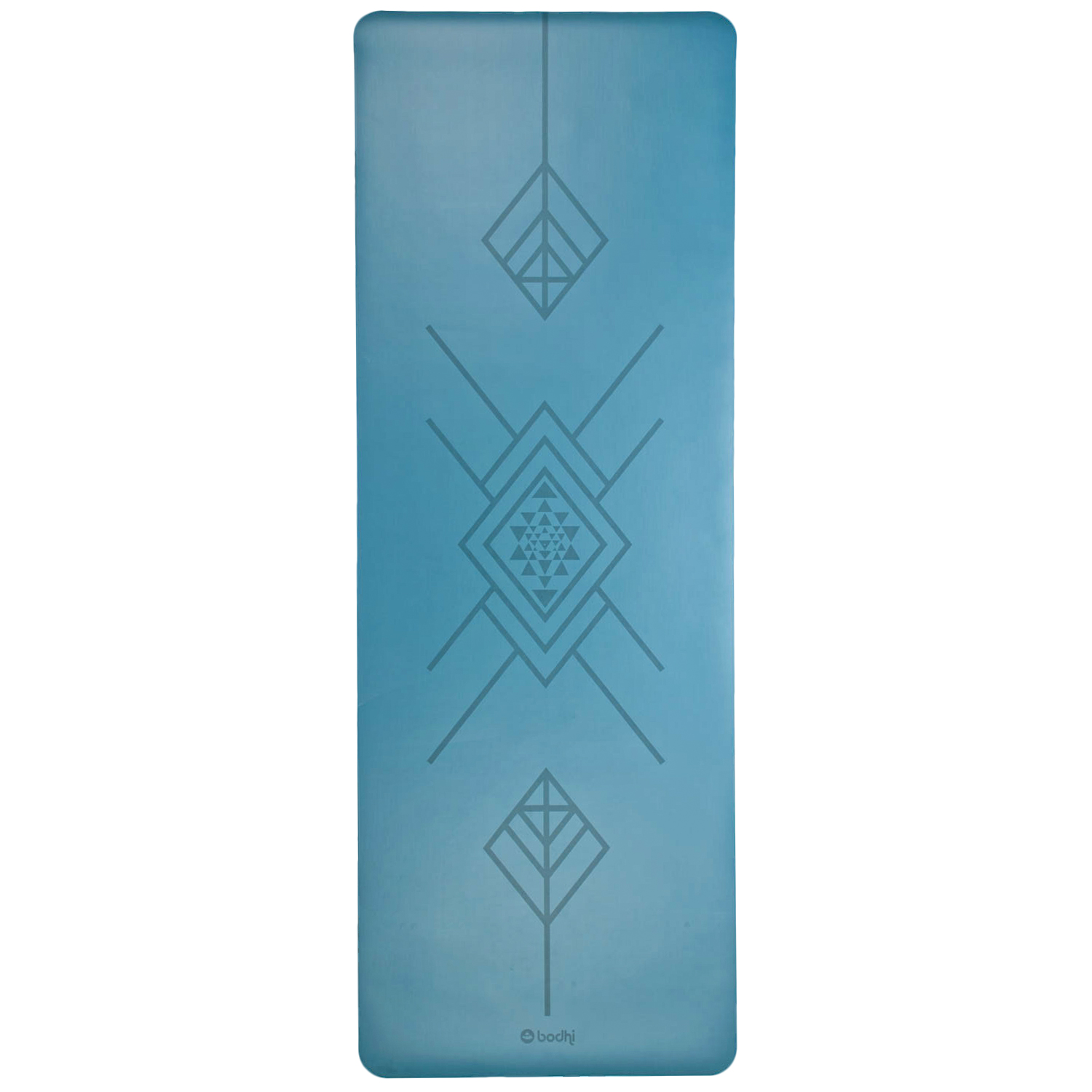 Bild von Yogamatte Tribal Art Blue Design