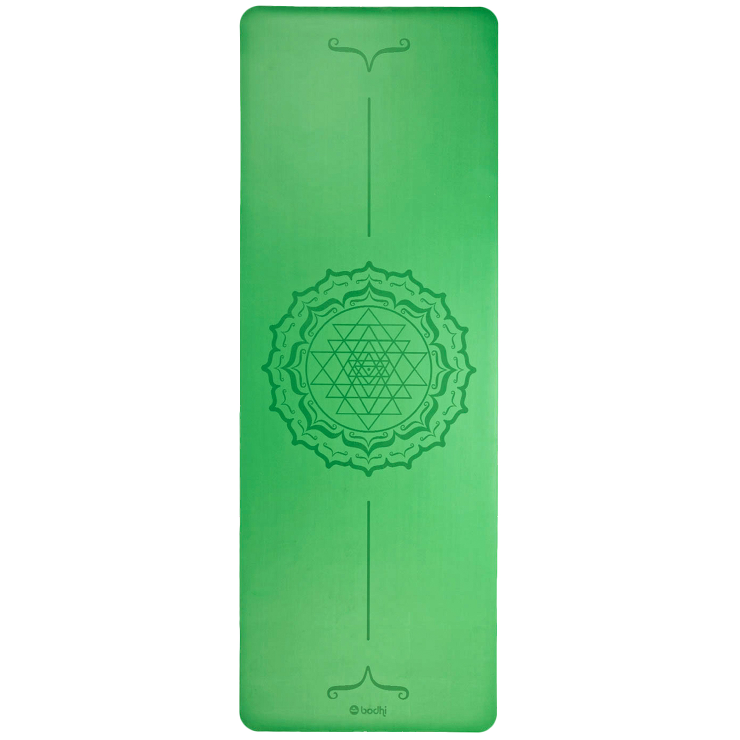 Bild von Yogamatte Yantra Mandala Green Design