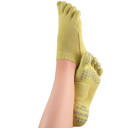 Knitido Sora Pilates-Zehensocken mit ABS Yellow, Gr. 39–42