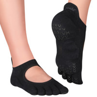 Damen Zehensocken Yoga Fingersocken Pilates Socken Anti Rutsch  Fitness JwTPi