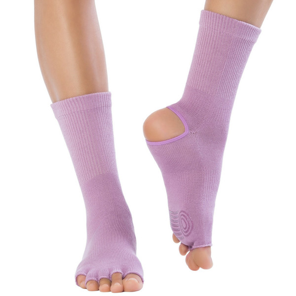 Knitido Zehensocken für Yoga und Pilates Yoga Socken Yoga Flow Lilac, 35-38
