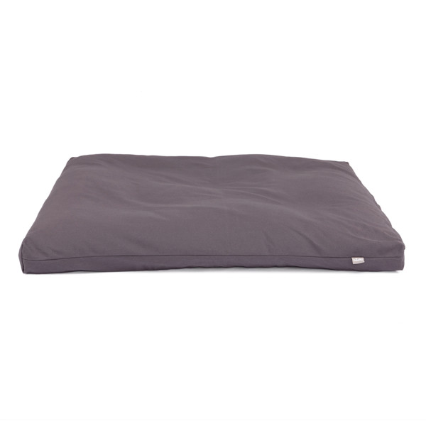 YOGISAN ECO Zabuton Meditationsmatte Anthrazit, ca. 80 x 80 x 7 cm
