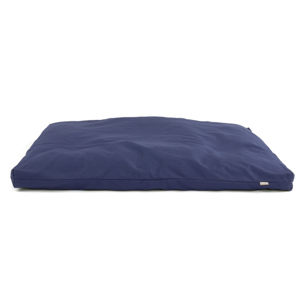 YOGISAN ECO Zabuton Meditationsmatte Blue, ca. 80 x 80 x 7 cm