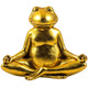 Bild von Yoga Frosch Namaste Gold