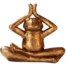 Bild von Yoga Frosch Mudra Gold