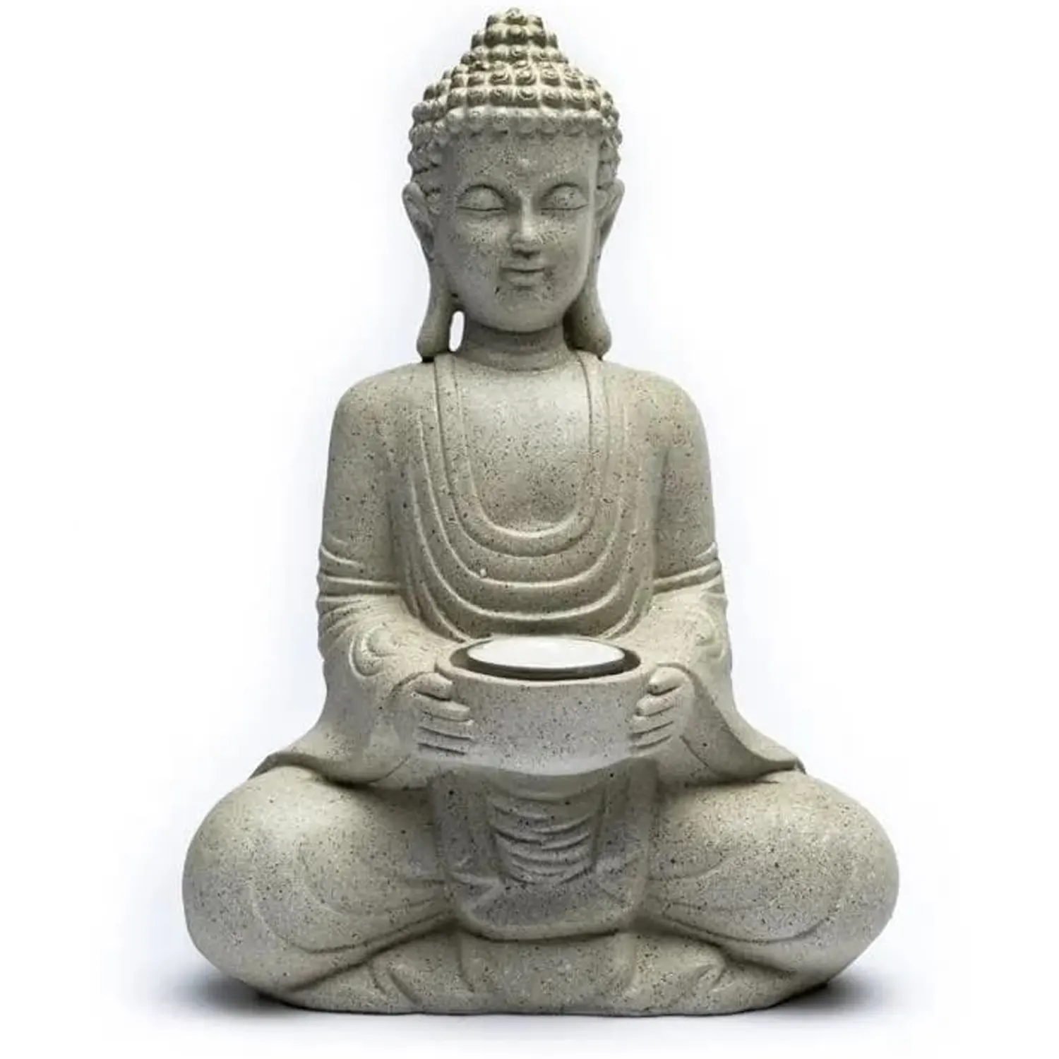 Meditierender Buddha mit Kerzenhalter kaufen günstig