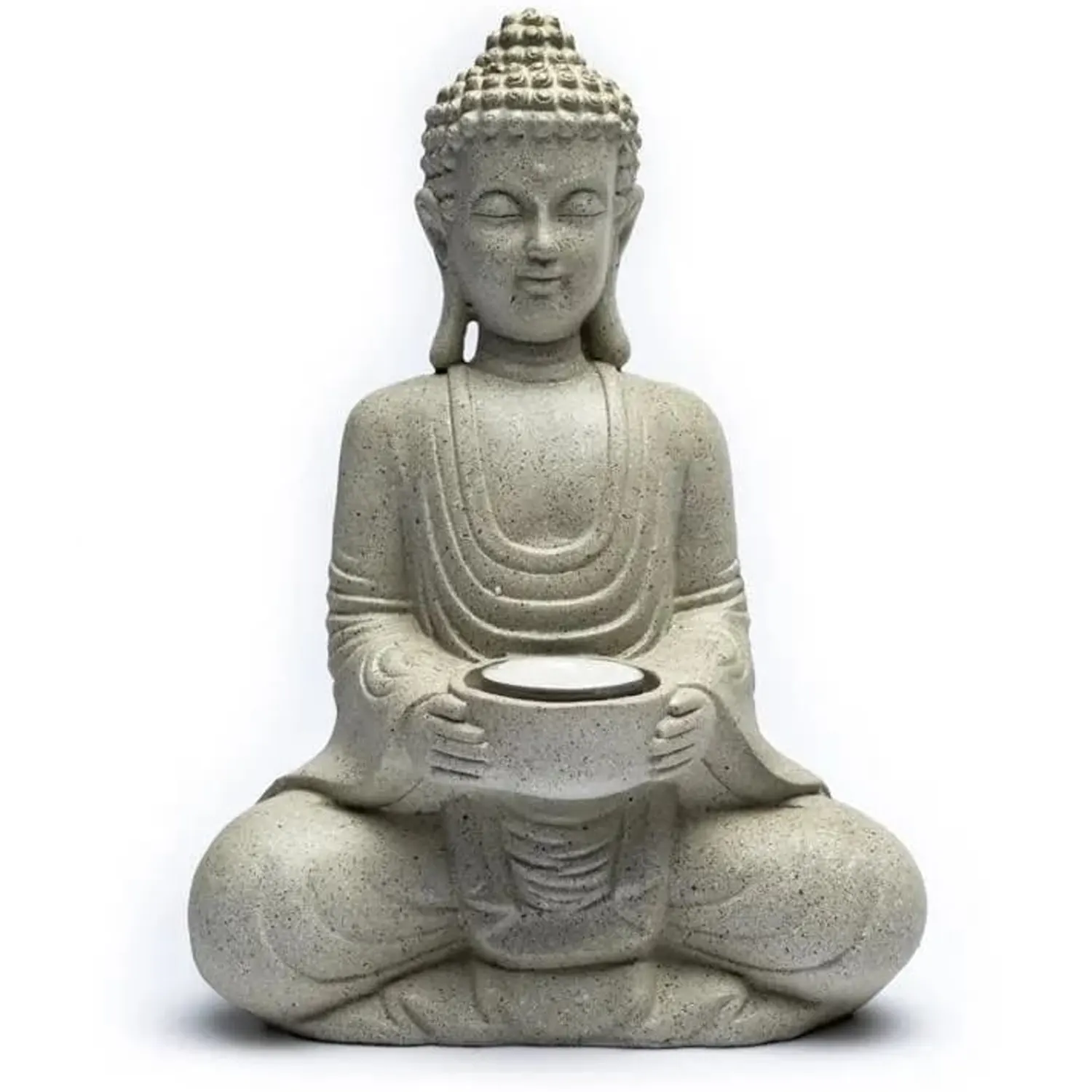 Meditierender Buddha mit Kerzenhalter günstig kaufen