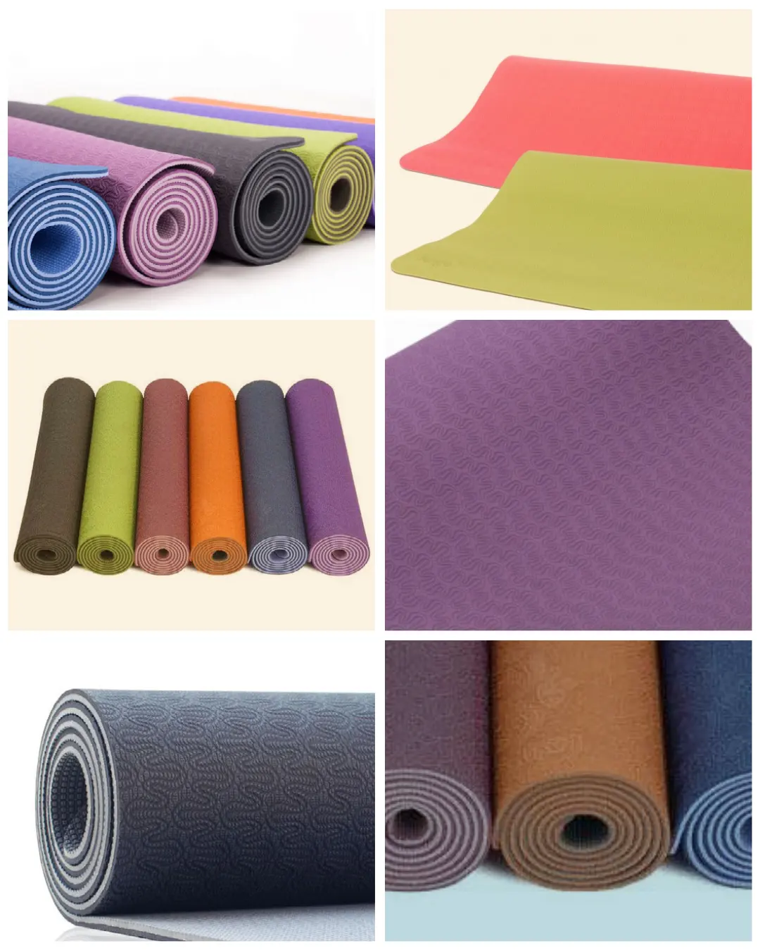 Die PVC Yogamatte ist extrem robust und haltbar