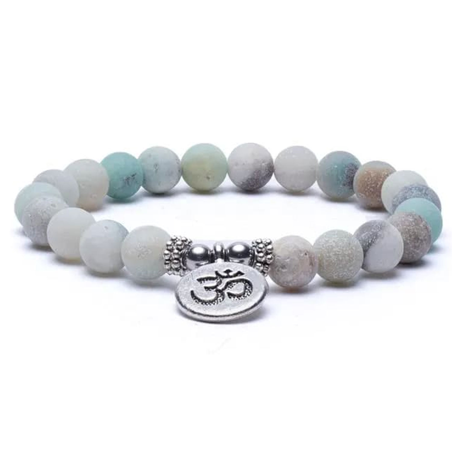 Bild von Mala Armband Amazonit mit Om