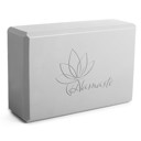 Yoga Block Namaste Grey